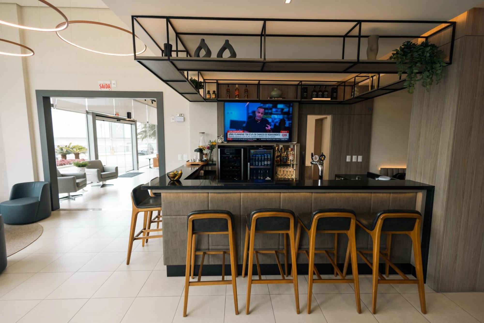 Art Hotel Tubarao Bagian luar foto